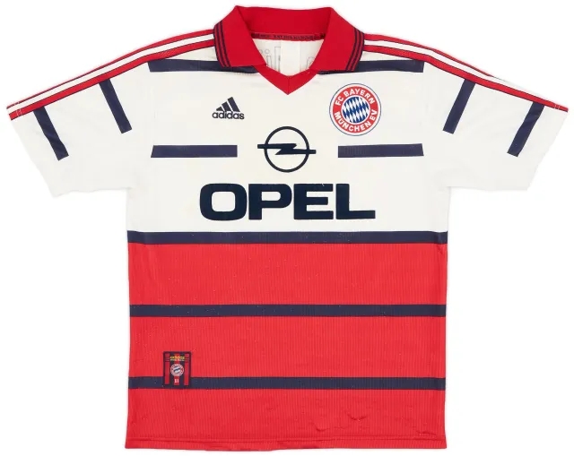 adidas 1998-00 Bayern Munich Away Shirt - 7/10 - (XL.Boys)