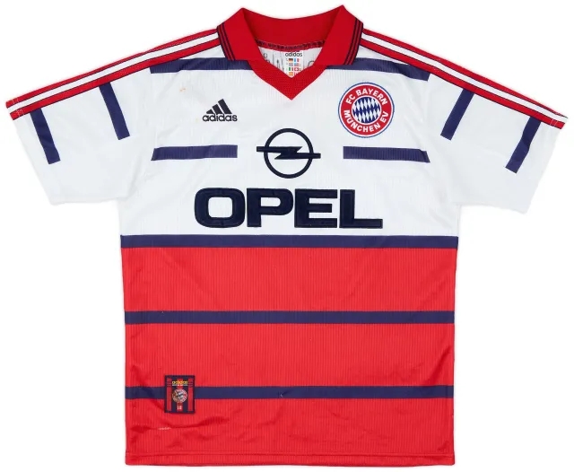 adidas 1998-00 Bayern Munich Away Shirt - 6/10 - (XL.Boys)