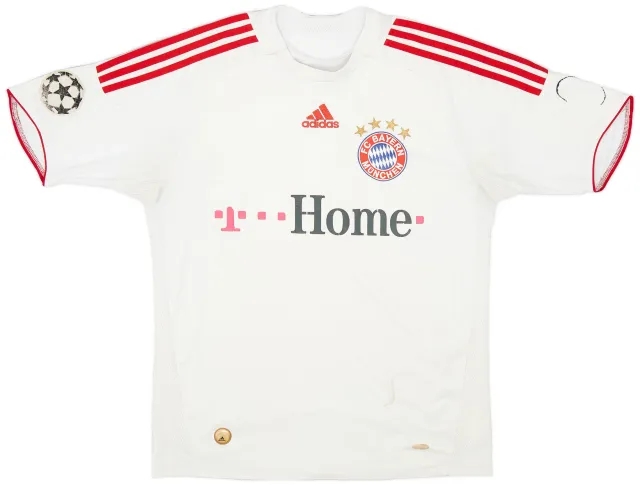 adidas 2008-09 Bayern Munich CL Shirt - 4/10 - (XL.Boys)