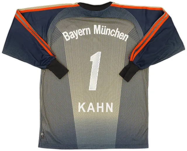adidas 2003-04 Bayern Munich GK Shirt Kahn #1 - 8/10 - (S)