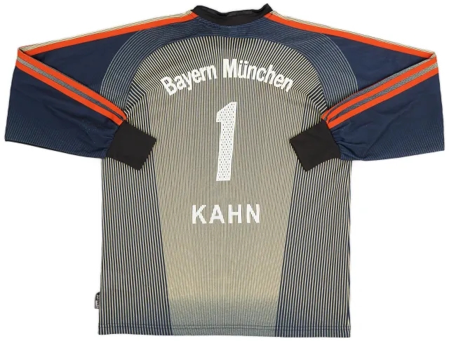 adidas 2003-04 Bayern Munich GK Shirt Kahn #1 - 7/10 - (XL.Boys)