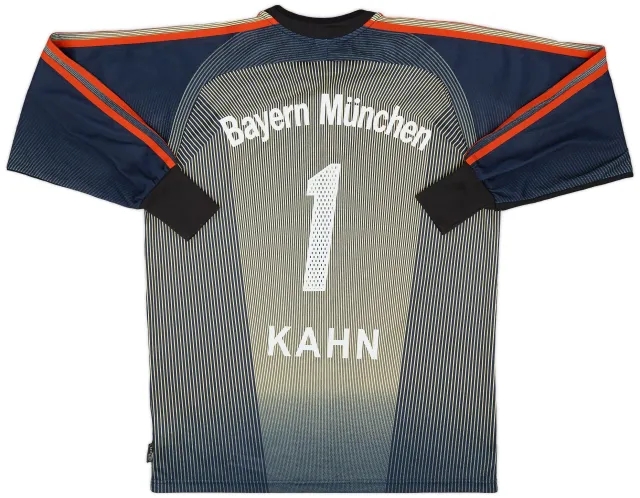 adidas 2003-04 Bayern Munich GK Shirt Kahn #1 - 9/10 - (S)