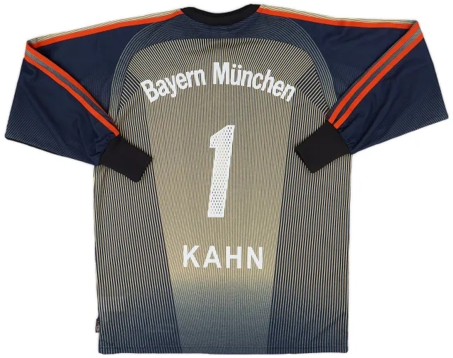 adidas 2003-04 Bayern Munich GK Shirt Kahn #1 - 7/10 - (S)