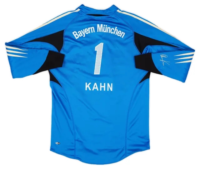 adidas 2004-05 Bayern Munich GK Shirt Kahn #1 - 8/10 - (XL.Boys)