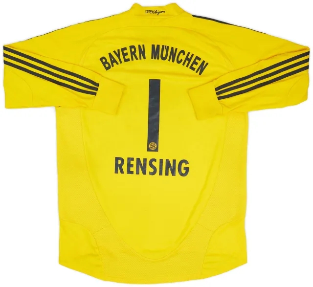 adidas 2008 Bayern Munich GK Shirt Rensing #1 - 6/10 - (L)