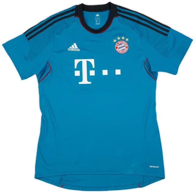 adidas 2013-14 Bayern Munich S/S GK Shirt - 8/10 - (L)
