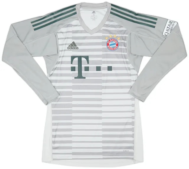 adidas 2018-19 Bayern Munich GK Shirt - 8/10 - (S)