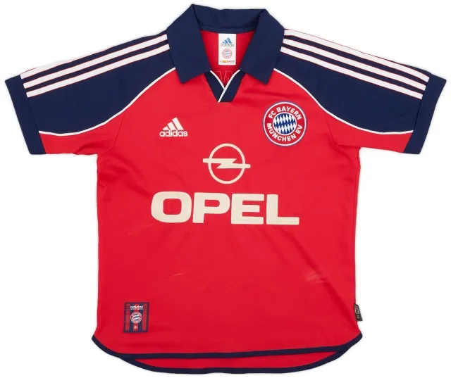 adidas 1999-01 Bayern Munich Home Shirt - 7/10 - (Y)