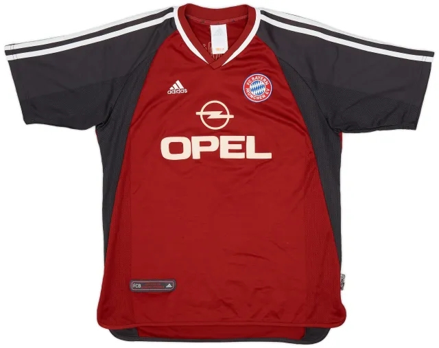adidas 2001-02 Bayern Munich Home Shirt - 8/10 - (XL.Boys)
