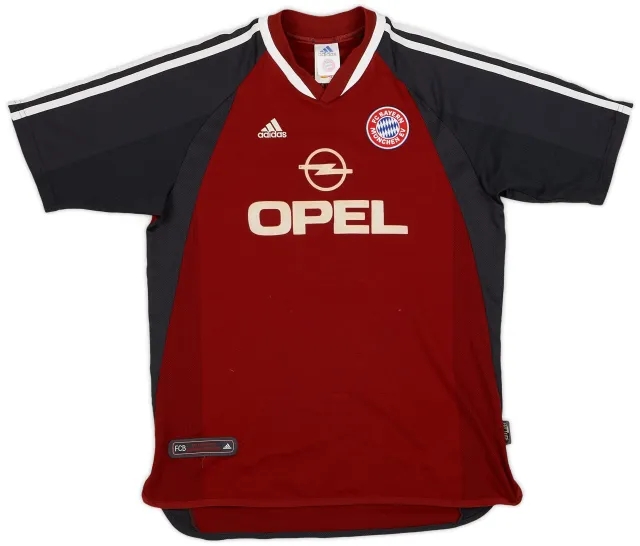 adidas 2001-02 Bayern Munich Home Shirt - 7/10 - (XL.Boys)