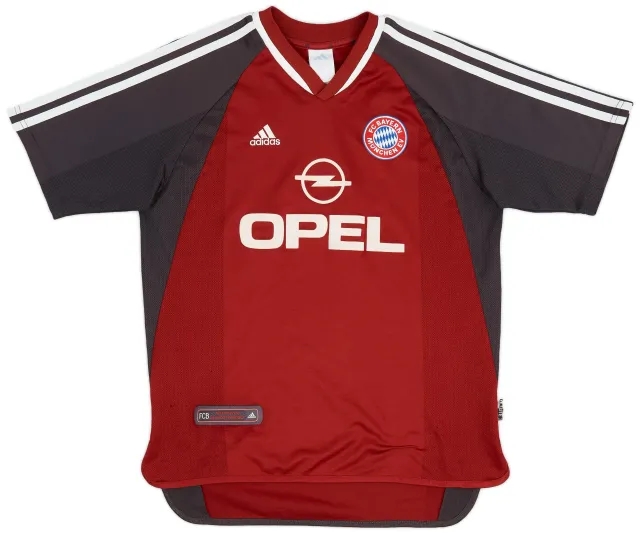 adidas 2001-02 Bayern Munich Home Shirt - 8/10 - (Y)