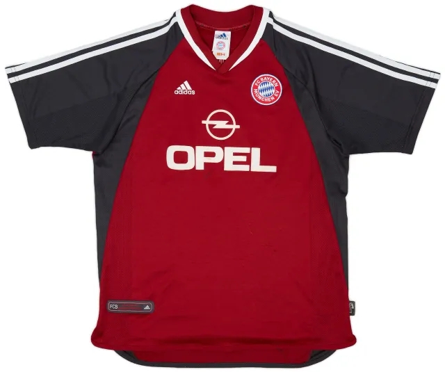 adidas 2001-02 Bayern Munich Home Shirt - 7/10 - (XL.Boys)