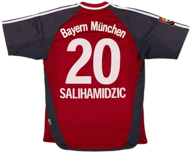 adidas 2001-02 Bayern Munich Home Shirt Salihamidzic #20 - 6/10 - (S)