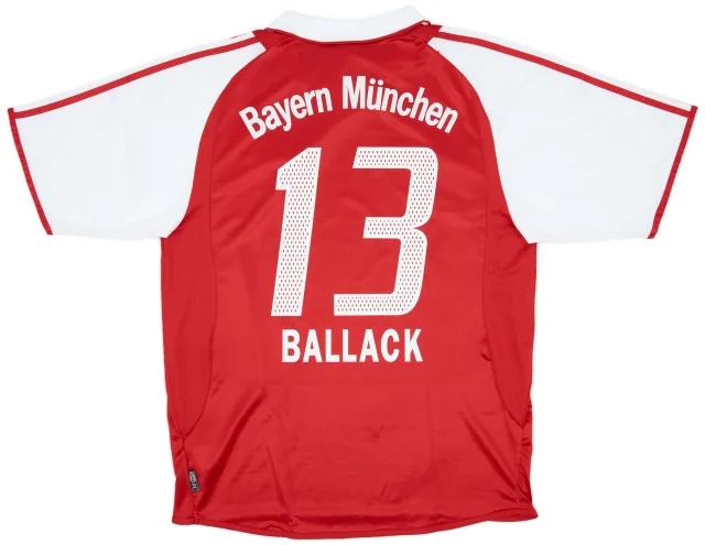 adidas 2003-04 Bayern Munich Home Shirt Ballack #13 (M)