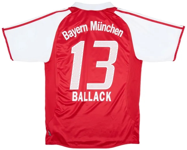 adidas 2003-04 Bayern Munich Home Shirt Ballack #13 - 9/10 - (S)