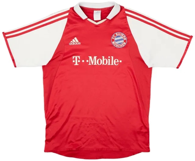 adidas 2003-04 Bayern Munich Home Shirt - 6/10 - (XL.Boys)