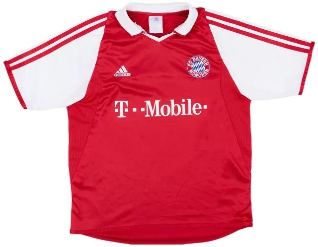 adidas 2003-04 Bayern Munich Home Shirt - 7/10 - (L.Boys)