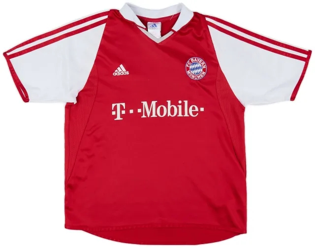 adidas 2003-04 Bayern Munich Home Shirt - 7/10 - (L.Boys)