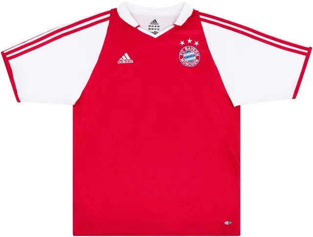 adidas 2003-05 Bayern Munich Player Issue Home Shirt - 8/10 - (L)