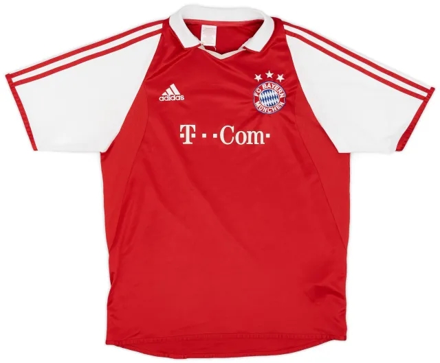adidas 2004-05 Bayern Munich Home Shirt - 9/10 - (L.Boys)
