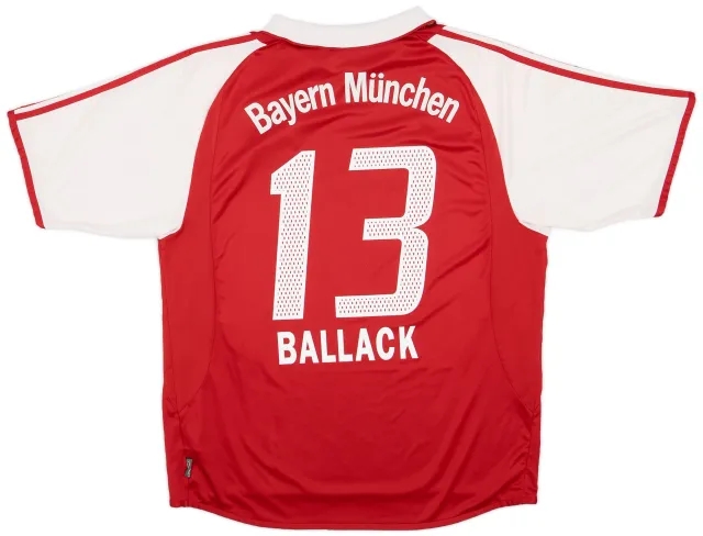adidas 2004-05 Bayern Munich Home Shirt Ballack #13 - 7/10 - (XL)