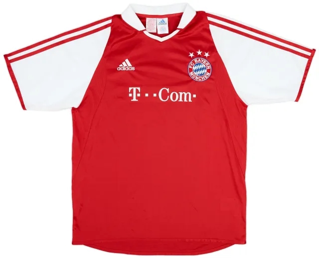 adidas 2004-05 Bayern Munich Home Shirt - 8/10 - (XL.Boys)