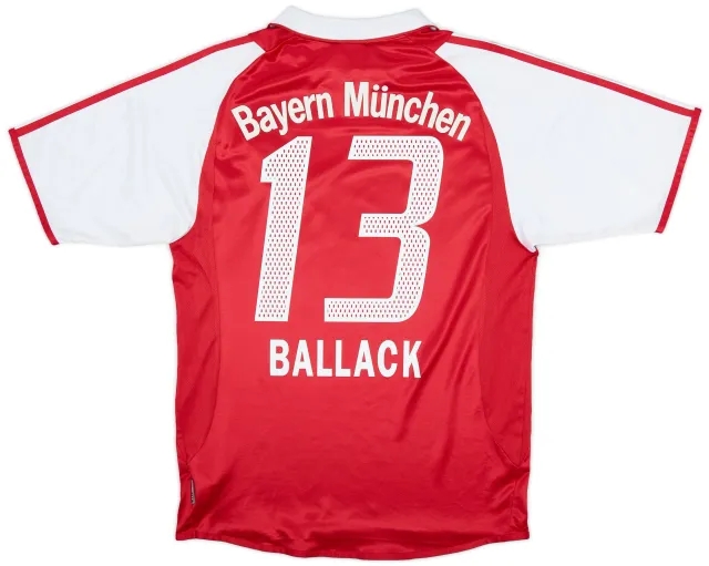 adidas 2004-05 Bayern Munich Home Shirt Ballack #13 - 8/10 - (S)