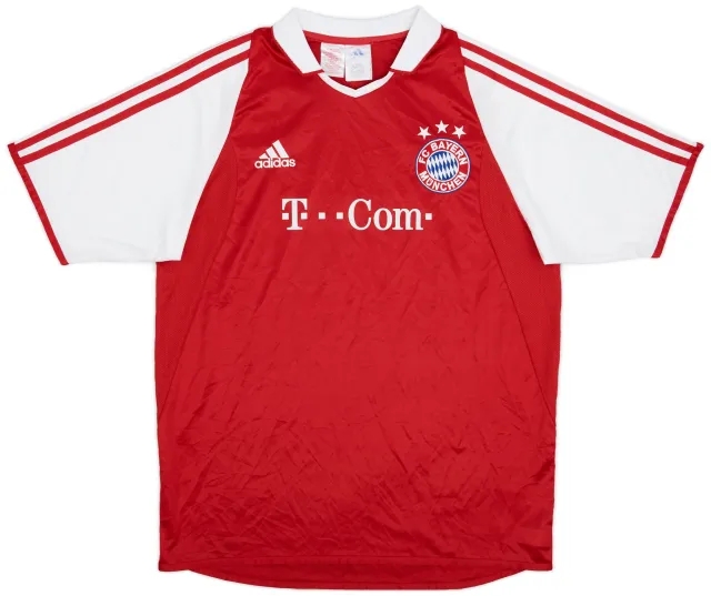 adidas 2004-05 Bayern Munich Home Shirt - 9/10 - (XL.Boys)