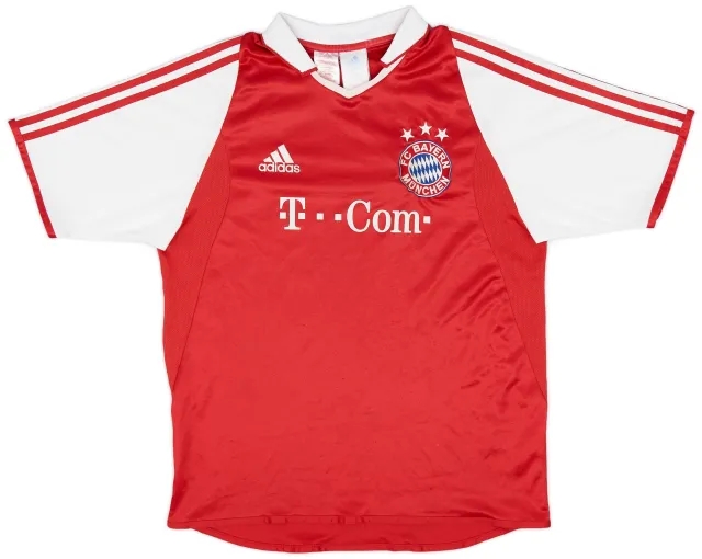 adidas 2004-05 Bayern Munich Home Shirt - 8/10 - (XL.Boys)