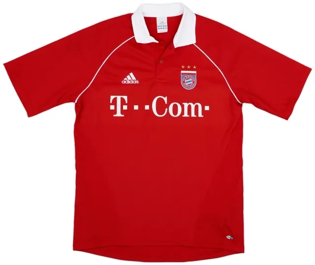 adidas 2005-06 Bayern Munich Home Shirt - 8/10 - (M)