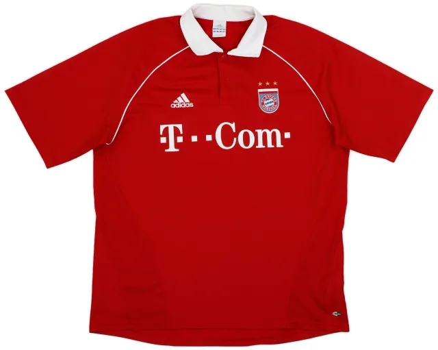 adidas 2005-06 Bayern Munich Home Shirt - 8/10 - (XL)