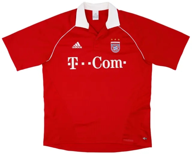 adidas 2005-06 Bayern Munich Home Shirt - 8/10 - (L)