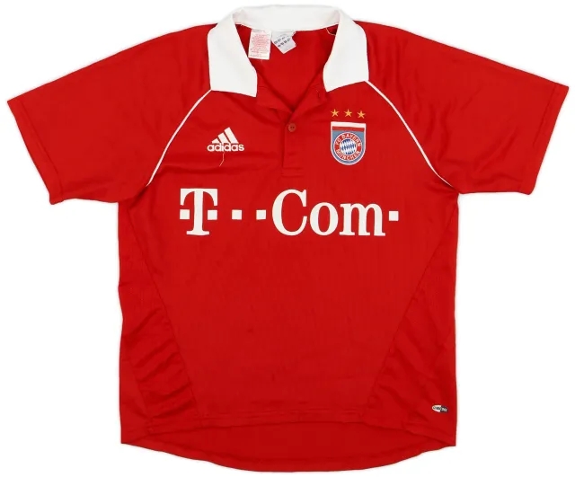 adidas 2005-06 Bayern Munich Home Shirt - 8/10 - (L.Boys)