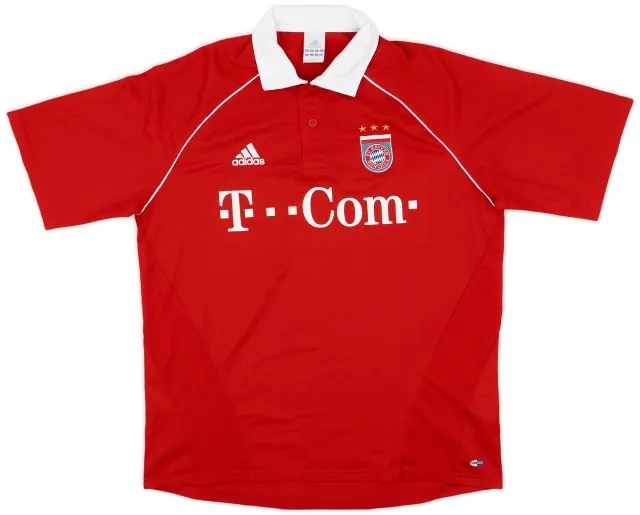 adidas 2005-06 Bayern Munich Home Shirt - 7/10 - (L)