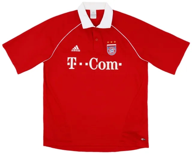 adidas 2005-06 Bayern Munich Home Shirt - 9/10 - (XL)