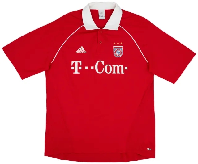 adidas 2005-06 Bayern Munich Home Shirt - 6/10 - (XL)