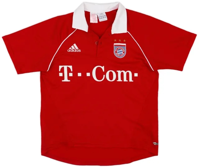 adidas 2005-06 Bayern Munich Home Shirt - 9/10 - (L.Boys)