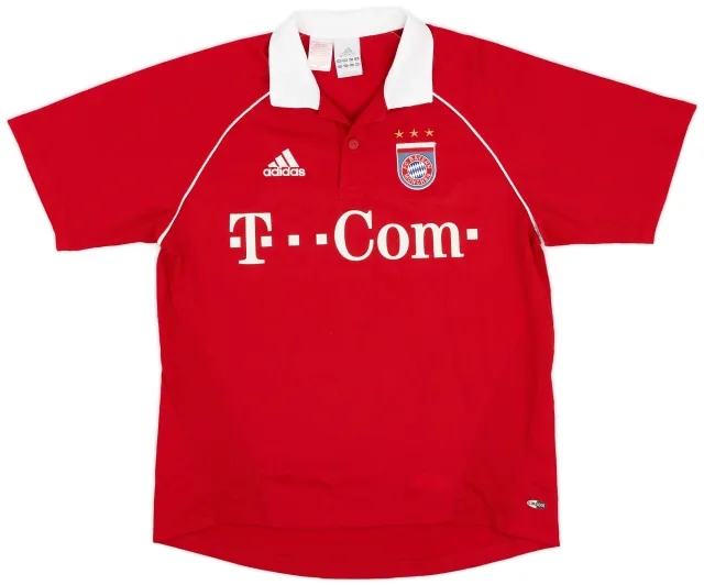 adidas 2005-06 Bayern Munich Home Shirt - 9/10 - (XL.Boys)