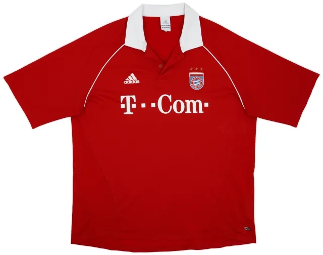 adidas 2005-06 Bayern Munich Home Shirt - 9/10 - (XXL)