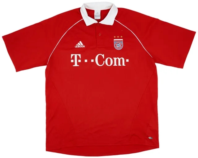 adidas 2005-06 Bayern Munich Home Shirt - 8/10 - (XL)