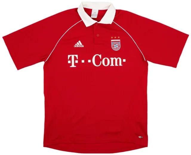 adidas 2005-06 Bayern Munich Home Shirt - 8/10 - (L)
