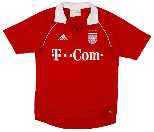 adidas 2005-06 Bayern Munich Home Shirt - 5/10 - (XL.Boys)