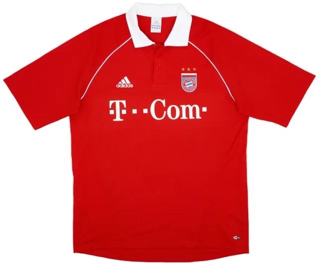adidas 2005-06 Bayern Munich Home Shirt - 7/10 - (L)