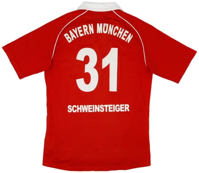 adidas 2005-06 Bayern Munich Home Shirt Schweinsteiger #31 - 8/10 - (S)