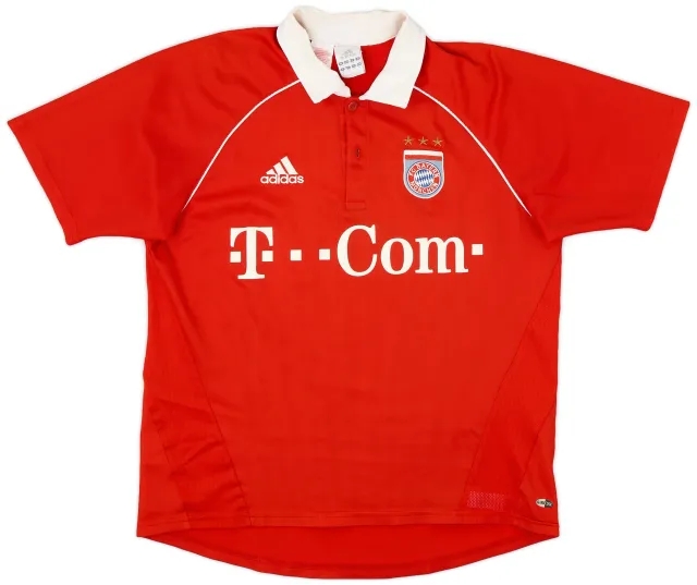 adidas 2005-06 Bayern Munich Home Shirt - 9/10 - (XL.Boys)