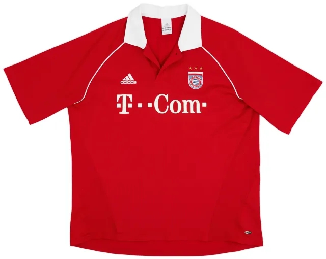 adidas 2005-06 Bayern Munich Home Shirt - 8/10 - (XXL)