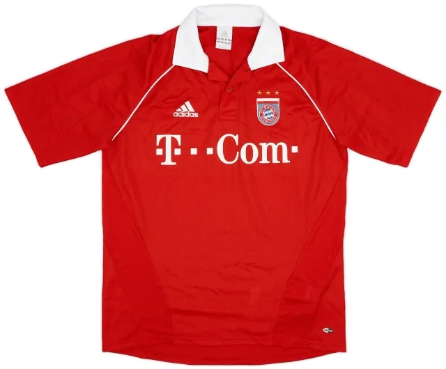 adidas 2005-06 Bayern Munich Home Shirt - 9/10 - (M)
