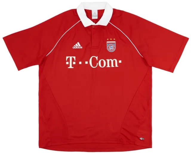 adidas 2005-06 Bayern Munich Home Shirt - 9/10 - (XL)