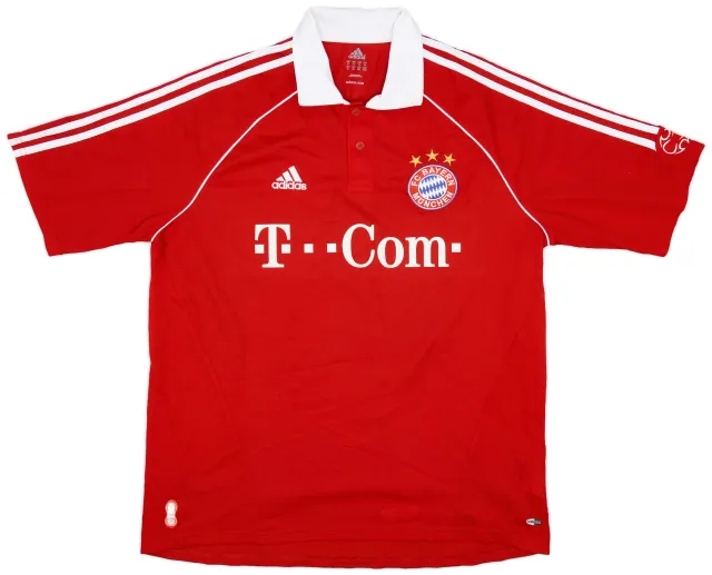 adidas 2006-07 Bayern Munich Home Shirt - 8/10 - (XL)