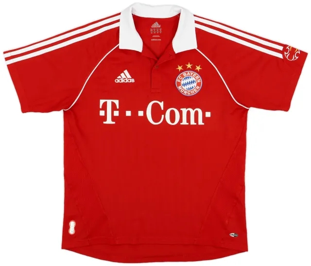 adidas 2006-07 Bayern Munich Home Shirt - 9/10 - (XL.Boys)